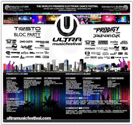 Ultra Music Festival Winter Music Conference 2009
